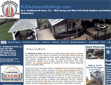 Tablet Screenshot of njdecksandrailings.com